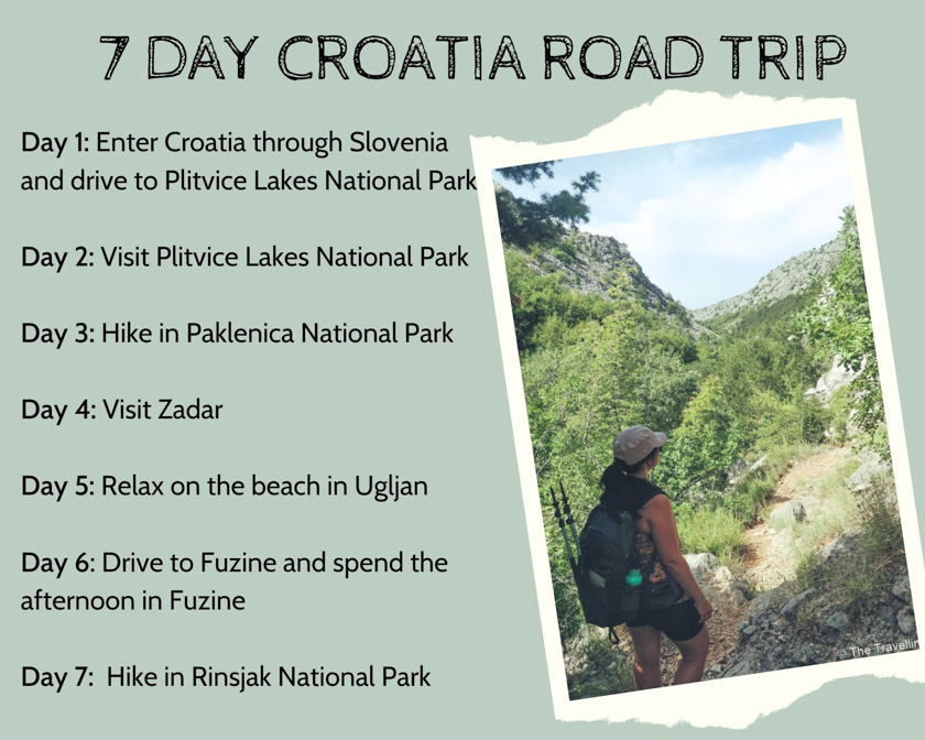 7 Day Road Trip in Croatia