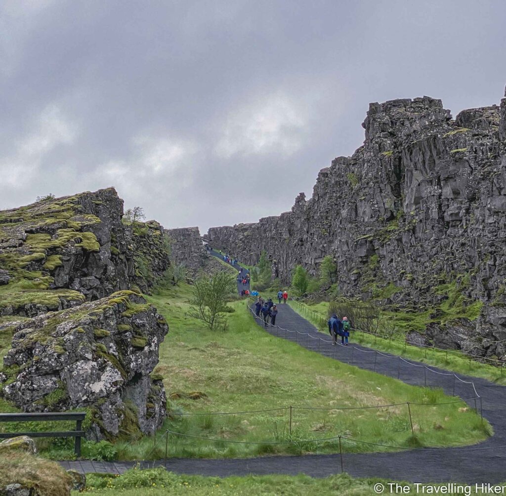 Hiking in Thingvellir National Park