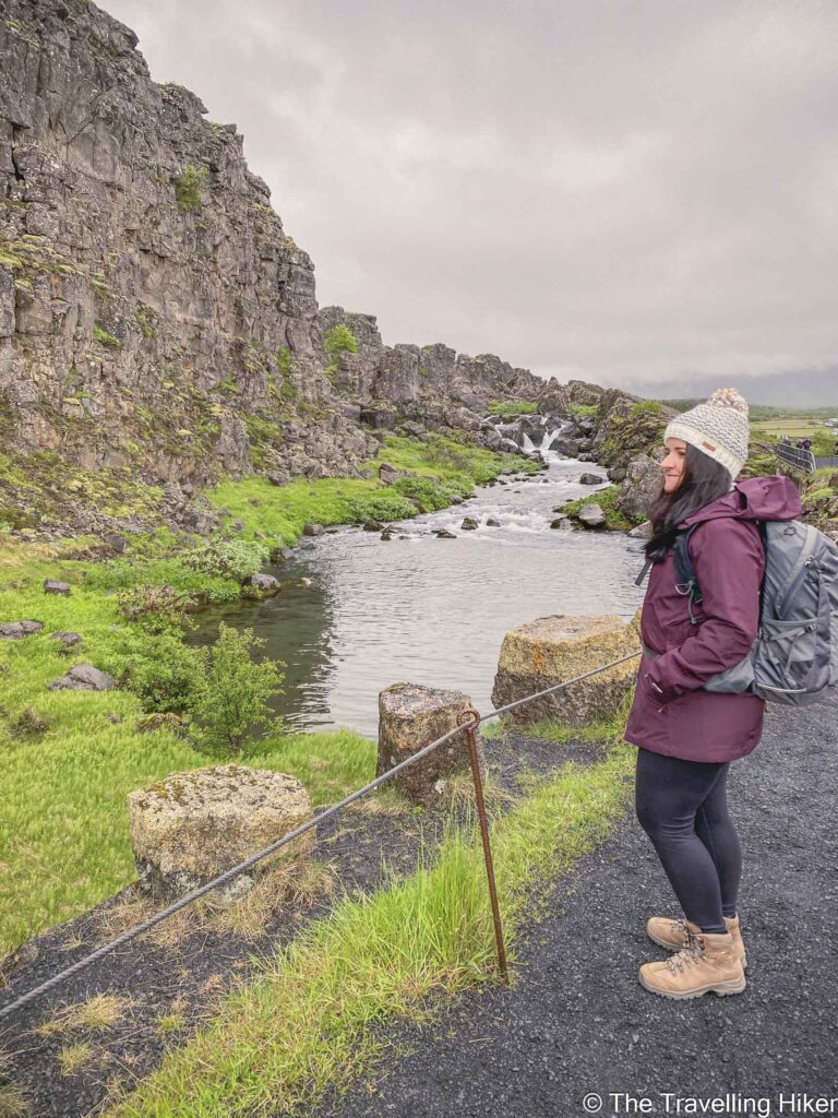 Hiking in Thingvellir National Parl