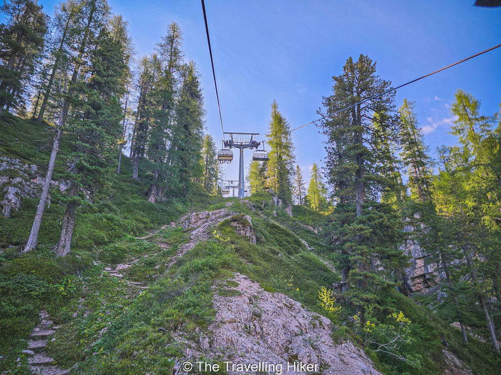 Cinque Torri Hike: Baita dei Dones chairlift