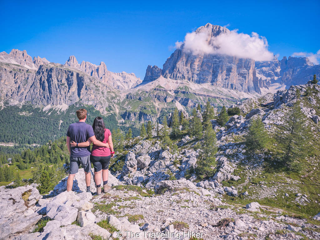Cinque Torri Hike: View of Tofana di Rozes