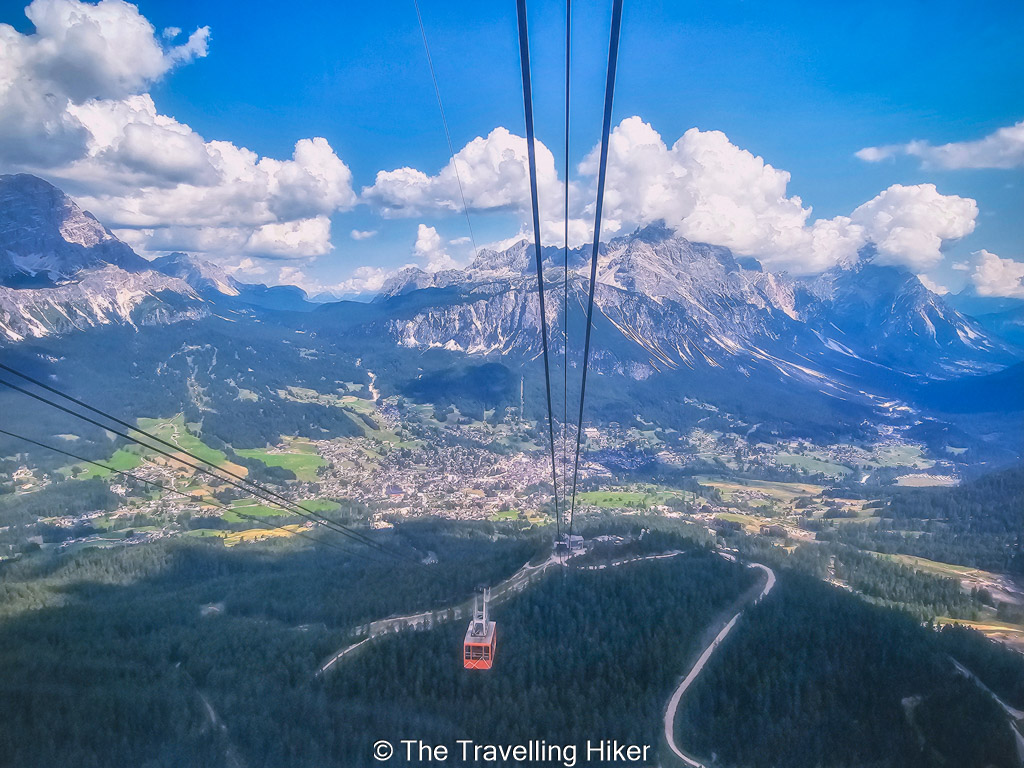 Dolomites Road Trip Itinerary: Freccia nel Cielo Cable Car