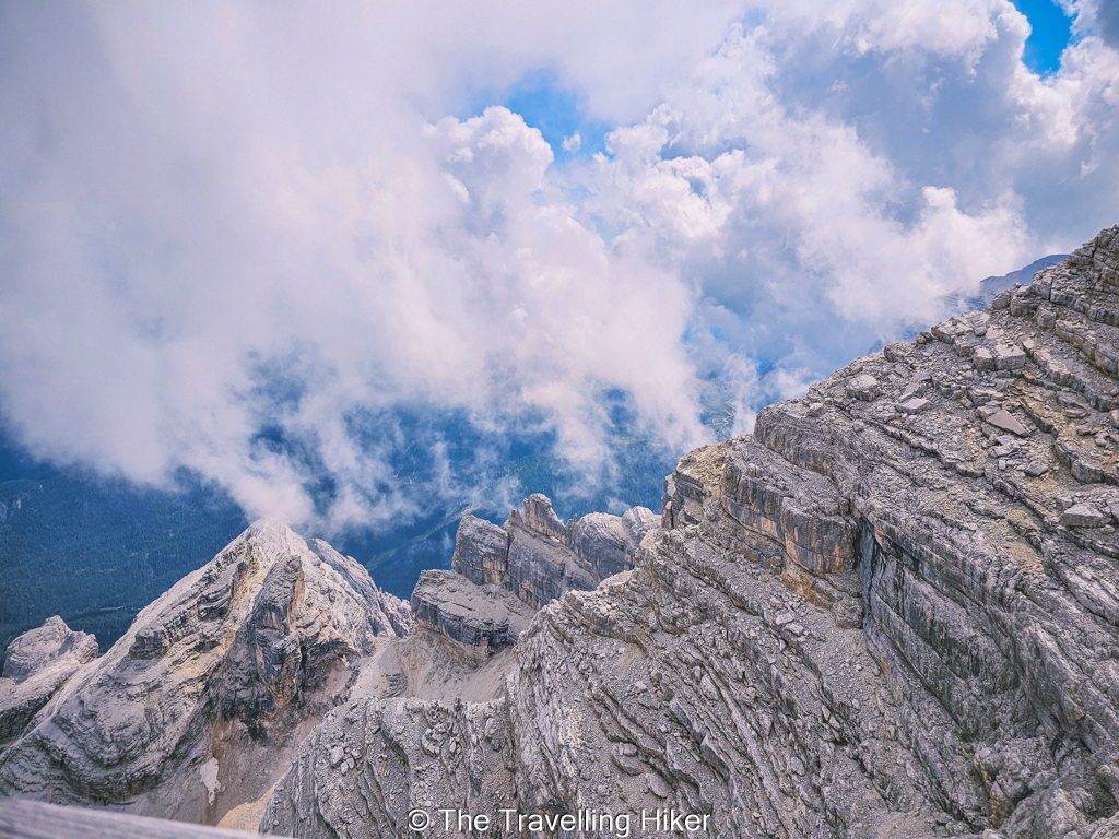 Cima Tofana: Clouds over Tofana di Rozes