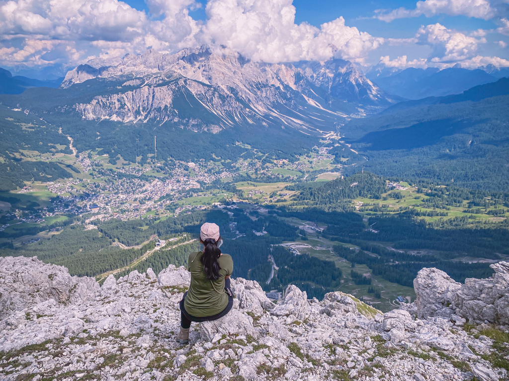 Cima Tofana: View from Ra Valles