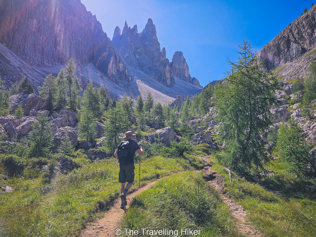 Croda da Lago hike: Trail to Forcella de Formin