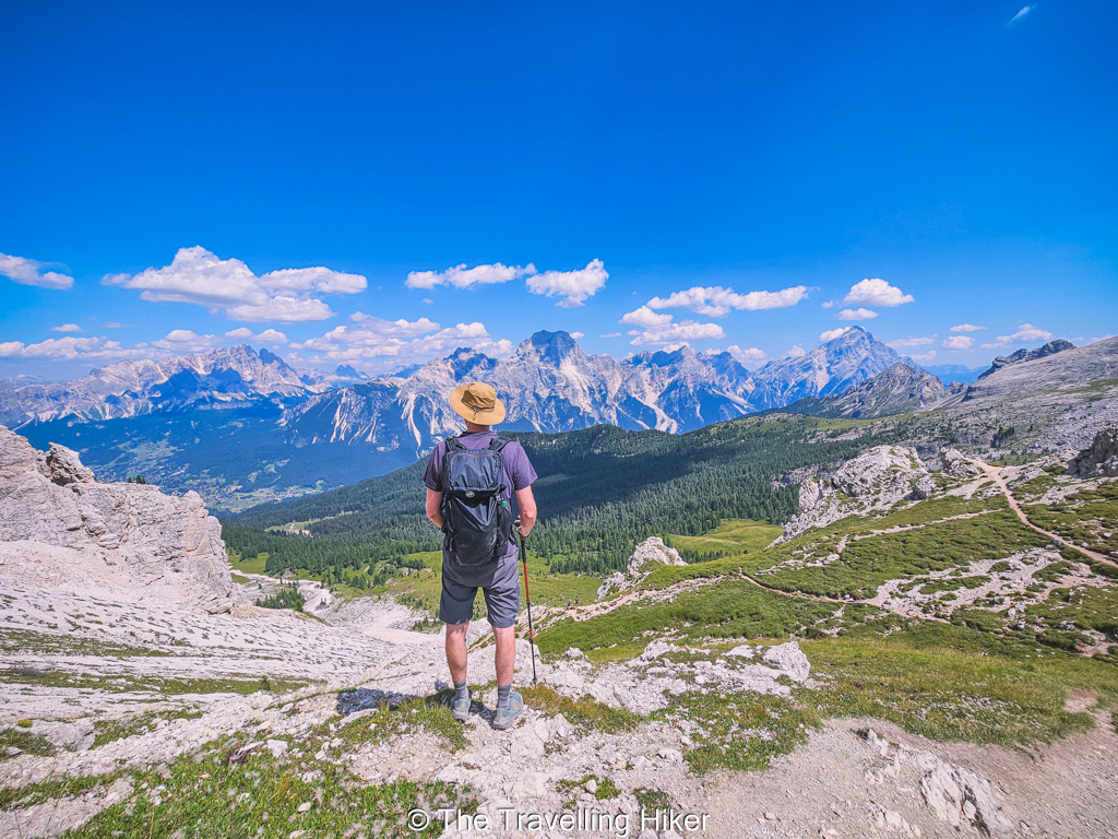 Croda da Lago Hike: View from Forcella Rossa