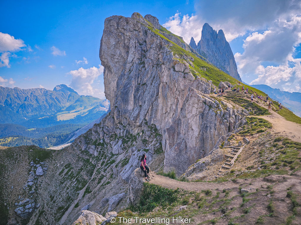 Seceda Hike from Col Raiser: Iconic view of the Seceda ridge