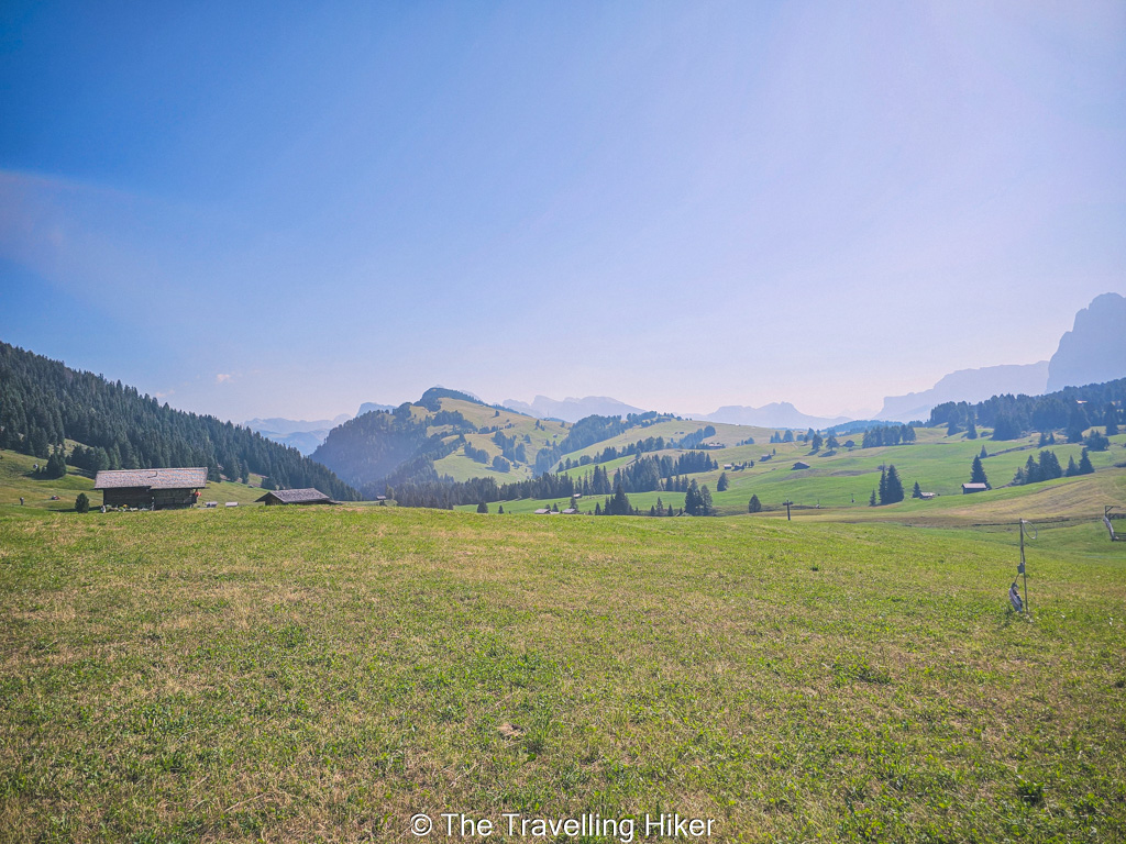 Alpe di Siusi Guide: View outside the Cable Car